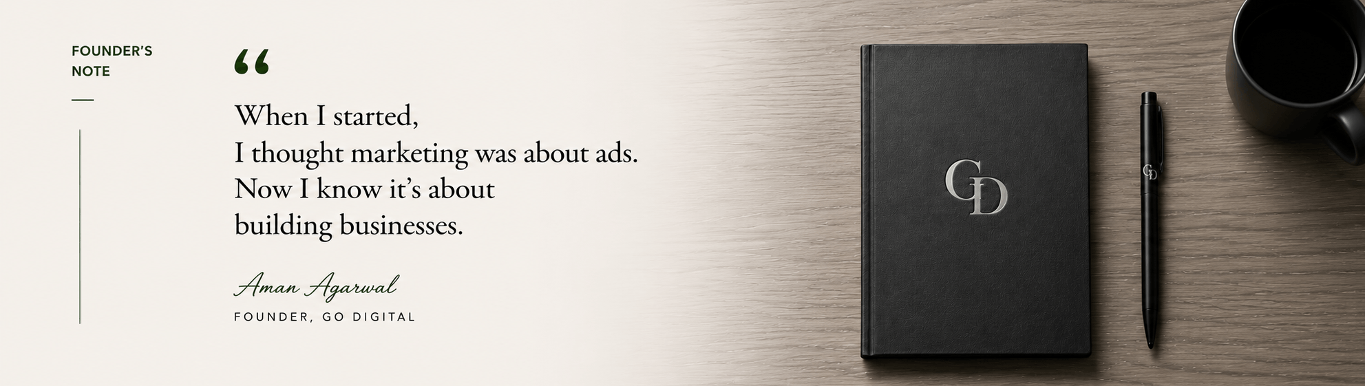 Founder's Note - Aman Agarwal